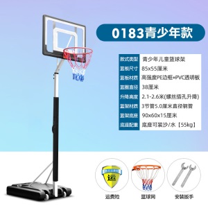 篮球架青少年儿童升降可移动小孩可室外家用户外成人蓝球框投篮架