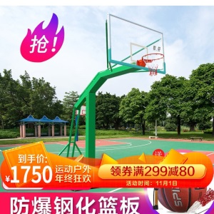 博森特  篮球架 成人标准户外移动蓝球架 家用学校训练篮球架子 篮球框