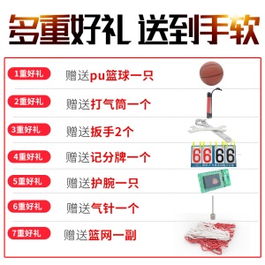 户外篮球架 成人家用可升降 标准训练学校公园户外 加重加粗 可移动篮球框