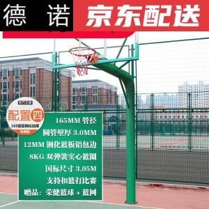 篮球架成人户外              荣健地埋式篮球架户外固定成年标准家用成人青少年小型简易投球