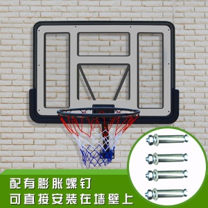 乃力 墙壁式篮球架成人标准篮球框标准高度篮球框 挂壁式篮板