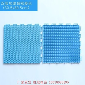 防滑悬浮地板户外球场羽毛球场拼装式用学校幼儿园蓝地面运动室外