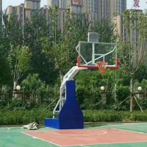 专业室内手动电动遥控液压篮球架户外成人标准比赛移动升降篮球架