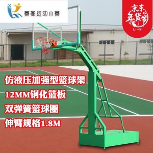 篮球架户外标准学校单位训练比赛可扣篮平箱可移动室外篮球框