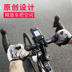 山人无线码表德规前灯大屏踏频心率蓝牙公路车山地车自行车码表