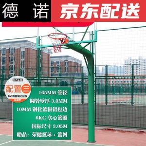 篮球架成人户外              荣健地埋式篮球架户外固定成年标准家用成人青少年小型简易投球
