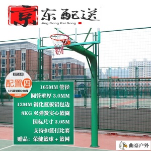 篮球架成人户外              荣健地埋式篮球架户外固定成年标准家用成人青少年小型简易投球