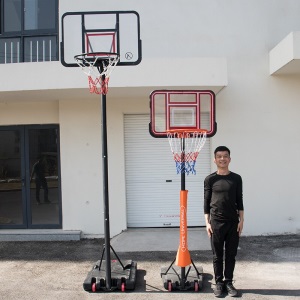 可移动篮球架户外 成人青少年儿童高度可调节升降标准家用篮球框架蓝球架子