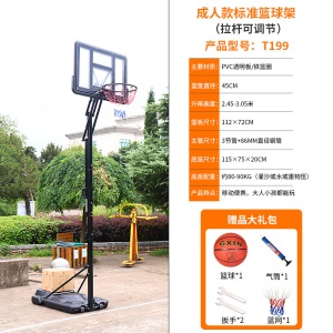 成人可移动篮球架户外儿童训练篮球框投篮架青少年家用室内可升降