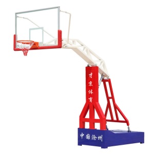【精选优品】室外篮球架可移动成人家用青少年训练标准仿液压独臂篮球架户外