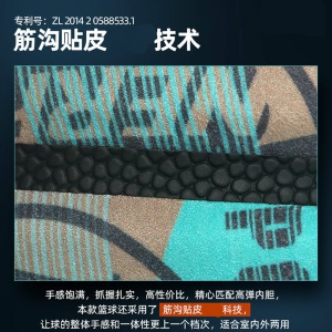 ProSelect专选篮球NERF联名7号标准比赛球 PU室内翻毛皮耐磨篮球