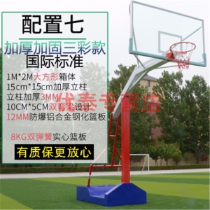 国标篮球架户外移动篮球架室外篮球架家用训练地埋式蓝球架