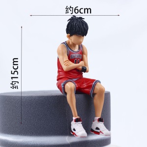 篮球鞋蛋糕装饰流川枫樱木花道摆件坐姿灌篮高手小子男孩生日主题
