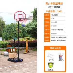 成人可移动篮球架户外儿童训练篮球框投篮架青少年家用室内可升降