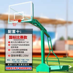 篮球架成人户外可移动室外比赛标准篮球框学校广场落地式家用室外