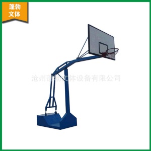 独臂玻璃钢篮球架 室内移动篮球架