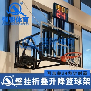 强盟 篮球架 挂壁式篮球架 标准户外成人儿童家用高度篮球架（1支）