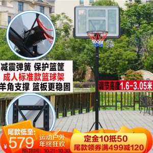 双航篮球架成人标准可升降移动户外训练器材装备家用儿童青少年篮球框