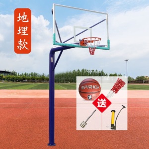 篮球架 户外成人标准蓝球架固定地埋式篮球架子
