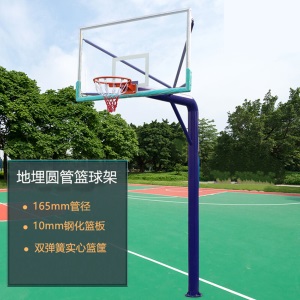 羚克(LINGKE)篮球架户外移动标准成人比赛训练家用学校篮球框钢化篮球板