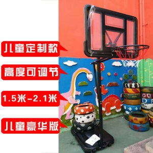 乃力 标准篮球架 可升降篮球框移动简易篮球架 家用户外儿童 标准版