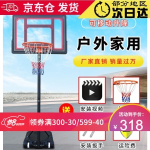 篮球架儿童户外 室内投篮架家用可升降篮筐落地式运动户外亲子大篮球框