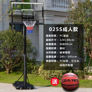 儿童篮球架可升降户外标准篮球框青少年室外移动篮球架小孩投篮框