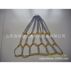 厂家定制金属篮球圈 网铁链篮框网镀锌双色篮网 非不锈钢篮球网