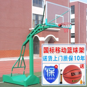 【送货上门】沂赢国标篮球架户外成人家用青少年儿童篮球架移动篮球架落地式室外蓝球架
