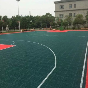 悬浮地板幼儿园室外防滑塑胶地垫户外篮球运动场地悬浮式拼装地垫