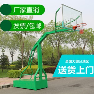 羚克(LINGKE)篮球架户外移动标准成人比赛训练家用学校篮球框钢化篮球板