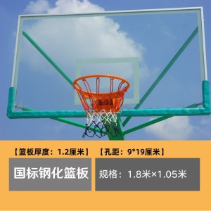 篮球板 篮板挂式 钢化玻璃篮板 标准篮板 户外室内室外钢化玻璃 SN8279