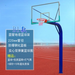 定制篮球架标准固定篮球架地埋式家用训练篮球架室外篮球框架