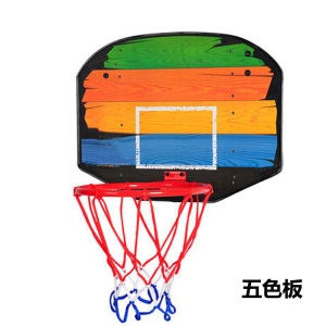 儿童篮球架 免打孔室内挂式投篮框 家用3岁男孩玩具 可折叠篮球框