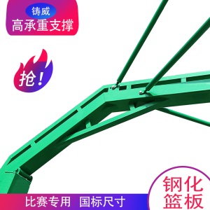铸威篮球架【送货上门】移动篮球架户外家用室外标准篮球架子室内可升降篮球框青少年 绿色固定凹箱小箱体