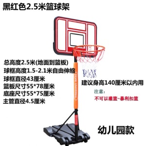小学生篮球架室内投篮架可升降篮筐运动户外子玩具可移动标准球架