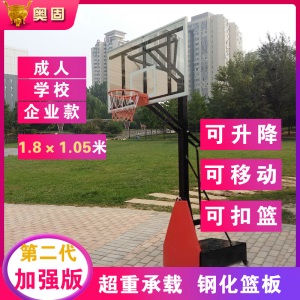 儿童成人标准户外运动可升降移动篮球架落地款篮球框成年家用学校
