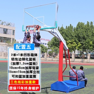 国标篮球架成人户外移动篮球架室外篮球架家用成年训练升降蓝球架