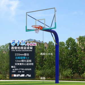 篮球架户外标准篮球架固定地埋式篮球架室外篮球架家用A9