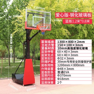 调节移动可升降篮球架学生儿童标准篮球框训练休闲户外篮球架定制