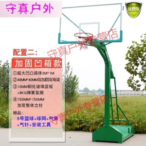 移动篮球架户外成人学校家用训练比赛标准室外可升降落地式篮球架