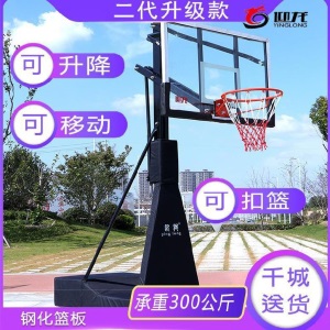 投篮篮球架升降框家用篮球架可小孩儿童室内移动户外青少年大人。