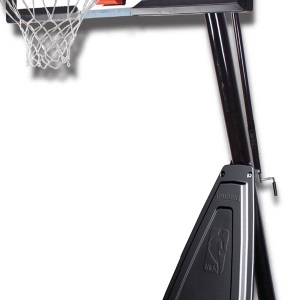 斯伯丁 Spalding 手摇式螺杆调节篮球架便携式60英寸矩形篮板篮球框