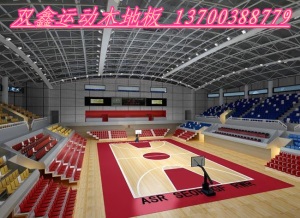 学校体育综合馆运动实木地板室内篮球场羽毛球枫木地板施工价格