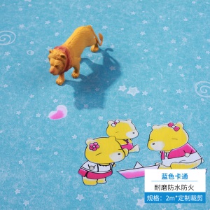 PVC地胶革运动地板商用塑胶地板地板胶幼儿园卡通地胶
