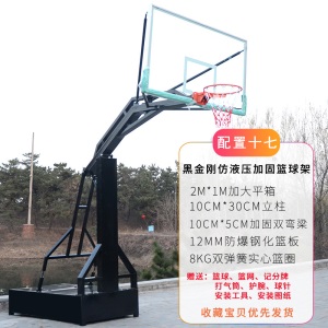 包邮室外篮球架成人训练标准学校篮球框移动式成年蓝球架家用户外