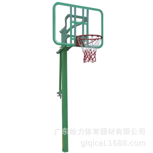 户外标准固定篮球架成人埋地篮球架家用钢化玻璃篮板工厂直销