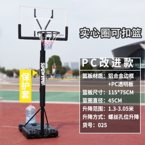 篮球架青少年户外学校运动室内成人家用训练篮框可升降移动儿童