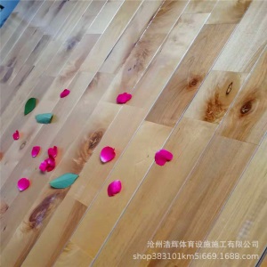 厂家直销运动木地板 室内篮球场专用木地板 体育馆木地板厂包安装