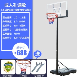 篮球架户外家用成人标准儿童幼儿园室内外可移动升降青少年投蓝筐